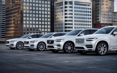 Veel elektrische Volvo’s